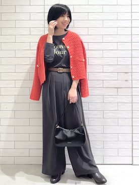 しおりさん(レディース・160cm)の冬コーディネート