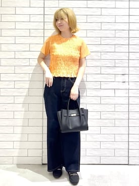 しおりさん（レディース・160cm）の夏コーディネート