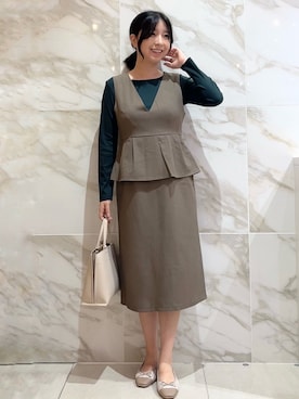 しおりさん(レディース・160cm)の秋コーディネート