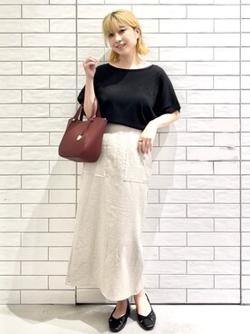 しおりさん（レディース・160cm）の夏コーディネート