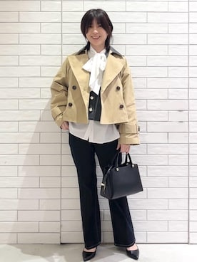 しおりさん（レディース・160cm）の冬コーディネート