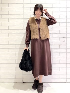 しおりさん(レディース・160cm)の秋コーディネート