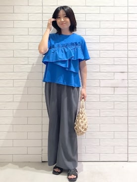 しおりさん(レディース・160cm)の夏コーディネート