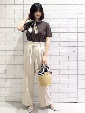 しおりさん（レディース・160cm）の春コーディネート