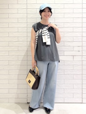 しおりさん(レディース・160cm)の夏コーディネート