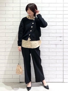 しおりさん（レディース・160cm）の冬コーディネート