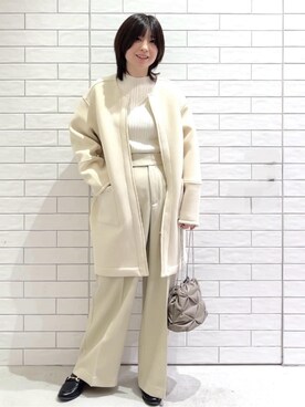 しおりさん（レディース・160cm）の冬コーディネート