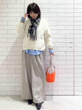 しおりさん(レディース・160cm)の冬コーディネート
