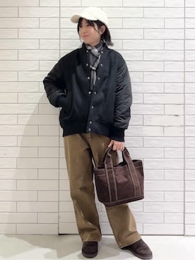 しおりさん(レディース・160cm)の冬コーディネート