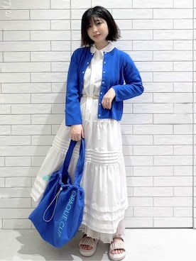 「OPAQUE.CLIP（オペークドットクリップ）のアイテム」を使った、しおりさん（レディース・160cm）の春コーディネート