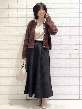 しおりさん(レディース・160cm)の冬コーディネート