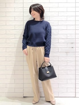 しおりさん(レディース・160cm)の冬コーディネート