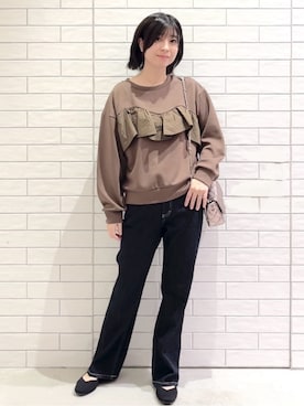 しおりさん(レディース・160cm)の冬コーディネート