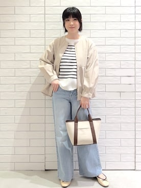 しおりさん(レディース・160cm)の春コーディネート