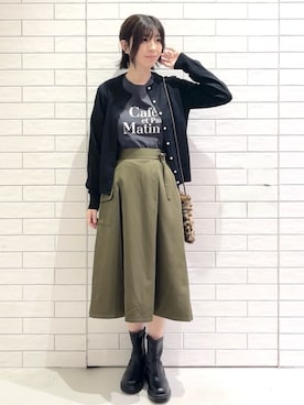 しおりさん(レディース・160cm)の秋コーディネート