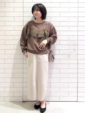 しおりさん(レディース・160cm)の冬コーディネート