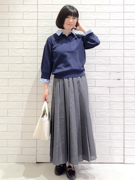 しおりさん(レディース・160cm)の春コーディネート
