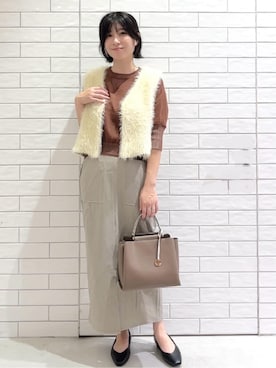 しおりさん(レディース・160cm)の秋コーディネート