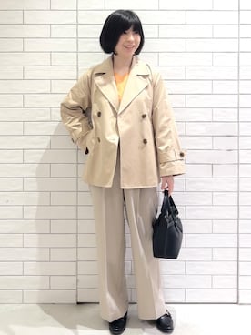 しおりさん（レディース・160cm）の春コーディネート