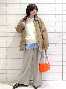 しおりさん(レディース・160cm)の冬コーディネート