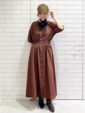 しおりさん(レディース・160cm)の秋コーディネート