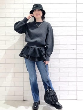 しおりさん(レディース・160cm)の春コーディネート