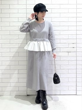 しおりさん(レディース・160cm)の冬コーディネート