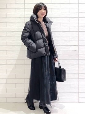しおりさん(レディース・160cm)の冬コーディネート