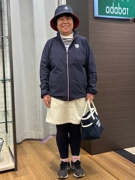 「adabat（アダバット）のアイテム」を使った、みさりんさん（レディース・152cm）の春コーディネート