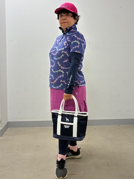 「adabat（アダバット）のアイテム」を使った、みさりんさん（レディース・152cm）の夏コーディネート