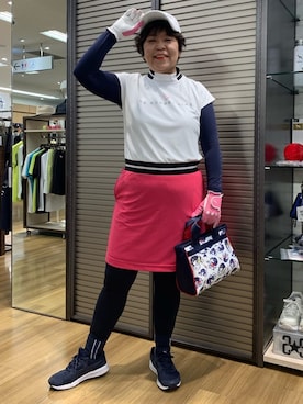 「アイテム（その他、ピンク系）」を使った、みさりんさん（レディース・152cm）の夏コーディネート