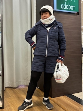「adabat（アダバット）のアイテム」を使った、みさりんさん（レディース・152cm）の冬コーディネート