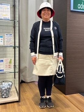 「adabat（アダバット）のアイテム」を使った、みさりんさん（レディース・152cm）の春コーディネート