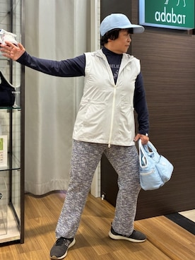 「adabat（アダバット）のアイテム」を使った、みさりんさん（レディース・152cm）の春コーディネート