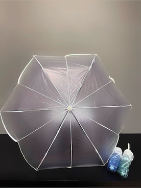 「アイテム（折りたたみ傘、グリーン系）」を使った、yamaさん（レディース・100cm）の冬コーディネート