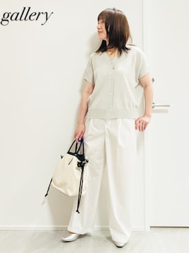 「Reflect（リフレクト）のアイテム」を使った、めいさん（レディース・160cm）の夏コーディネート