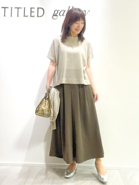 めいさん（レディース・160cm・50代）の夏コーディネート