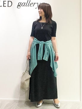 「UNTITLED（アンタイトル）のアイテム」を使った、めいさん（レディース・160cm）の夏コーディネート