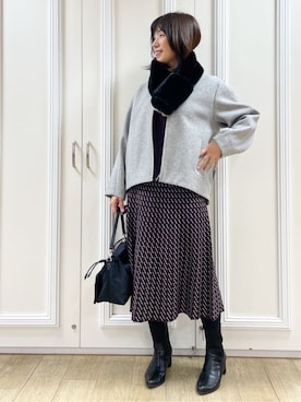 めいさん(レディース・160cm)の冬コーディネート