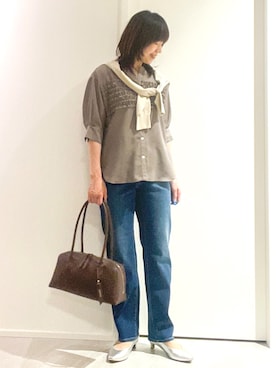 「UNTITLED（アンタイトル）のアイテム」を使った、めいさん（レディース・160cm）の夏コーディネート