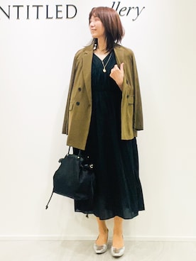「UNTITLED（アンタイトル）のアイテム」を使った、めいさん（レディース・160cm）の夏コーディネート