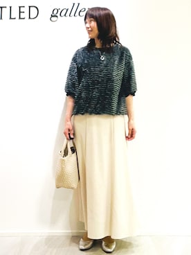 「UNTITLED（アンタイトル）のアイテム」を使った、めいさん（レディース・160cm）の秋コーディネート