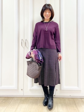 めいさん(レディース・160cm)の冬コーディネート