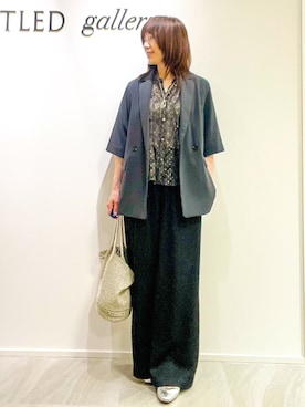 「UNTITLED（アンタイトル）のアイテム」を使った、めいさん（レディース・160cm）の秋コーディネート