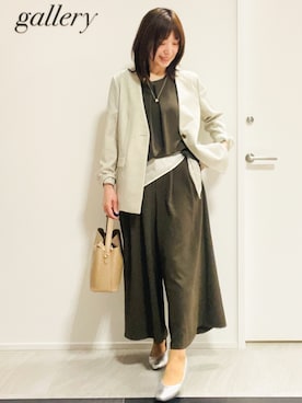 「Reflect（リフレクト）のアイテム」を使った、めいさん（レディース・160cm）の夏コーディネート