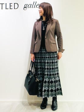 「Reflect（リフレクト）のアイテム（バッグ）」を使った、めいさん（レディース・160cm）の秋コーディネート