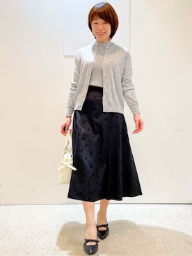 「アイテム（アンサンブル）」を使った、めいさん（レディース・160cm）の冬コーディネート
