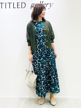 「UNTITLED（アンタイトル）のアイテム」を使った、めいさん（レディース・160cm）の夏コーディネート