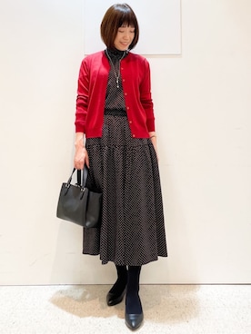 「Reflect（リフレクト）のアイテム（トップス）」を使った、めいさん（レディース・160cm）の秋コーディネート