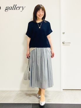「UNTITLED（アンタイトル）のアイテム」を使った、めいさん（レディース・160cm）の夏コーディネート